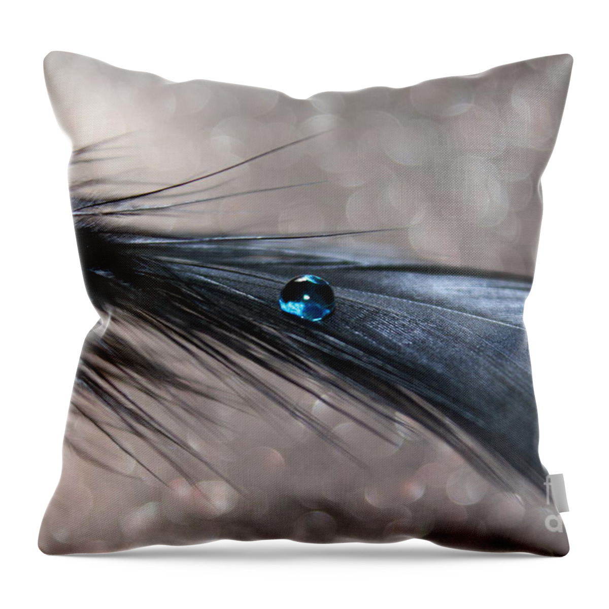 Feather Throw Pillow featuring the photograph Once Upon a Time by Krissy Katsimbras