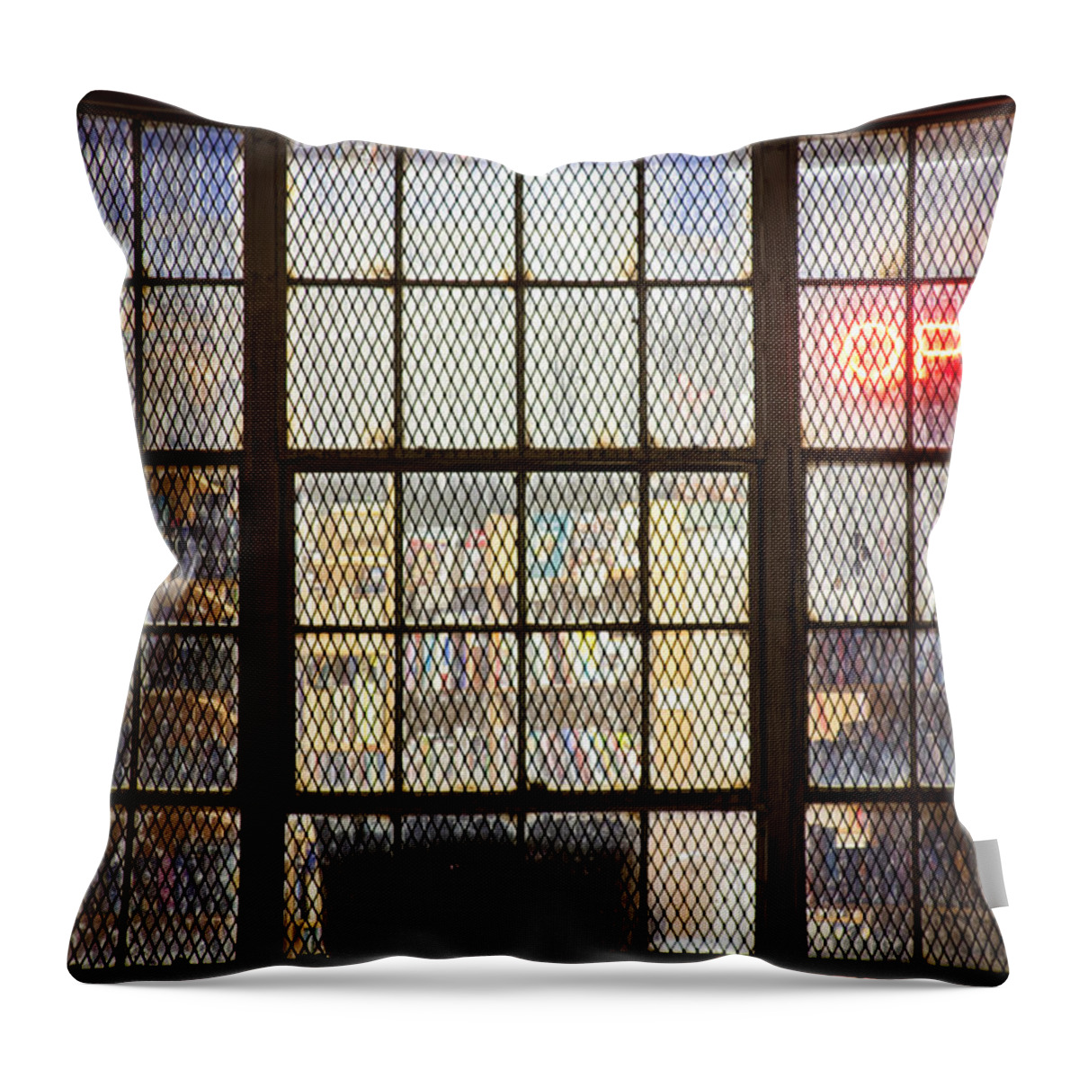 Open Throw Pillow featuring the photograph Open by James BO Insogna