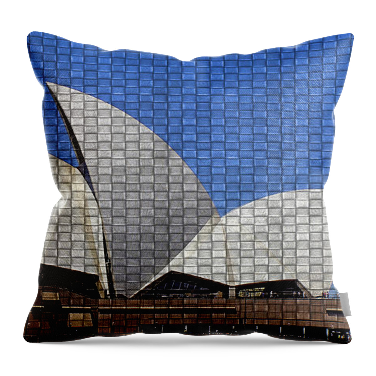 Australia Throw Pillow featuring the photograph Opera House 4 by Ben Yassa
