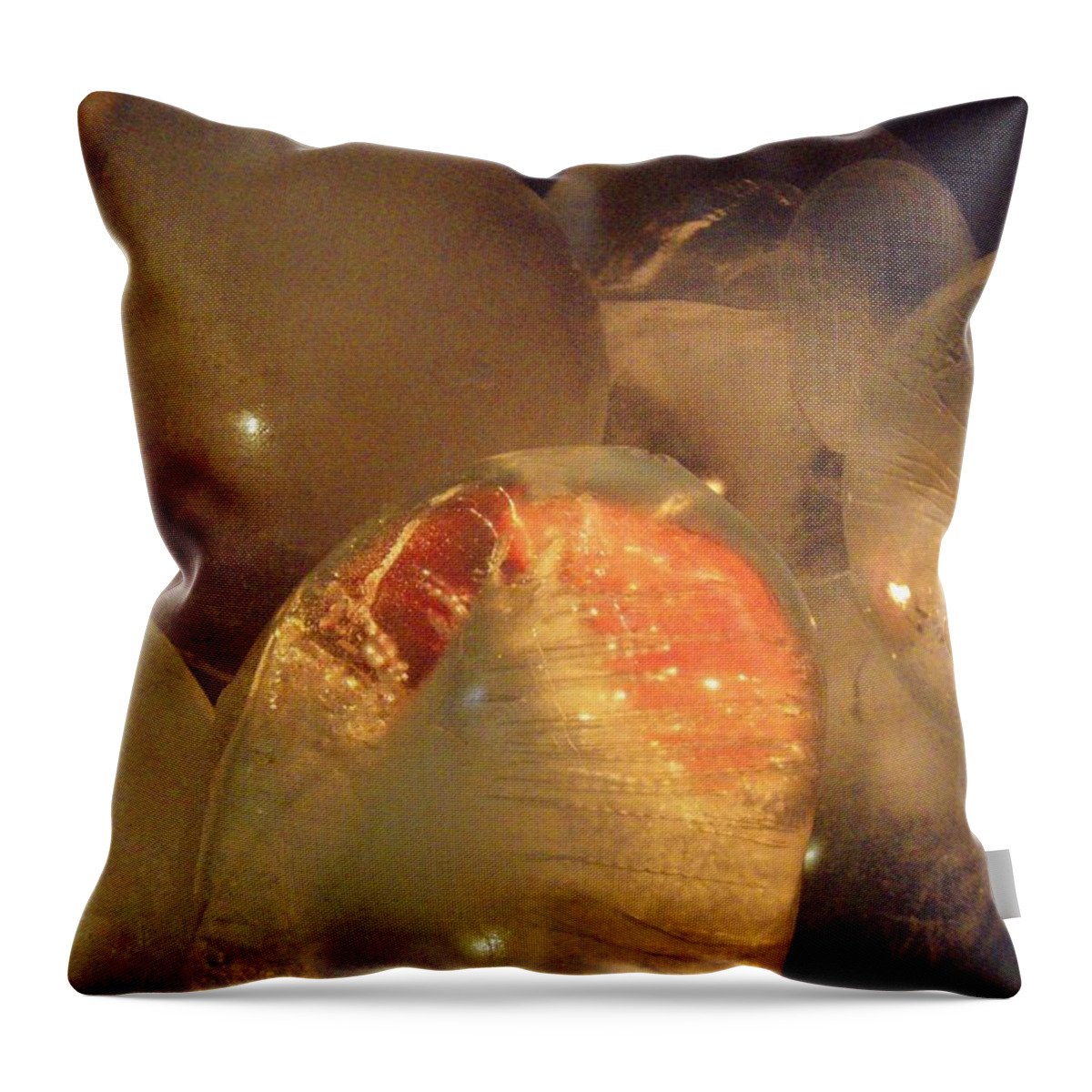Ice Throw Pillow featuring the photograph Original Heart by Kristine Nora