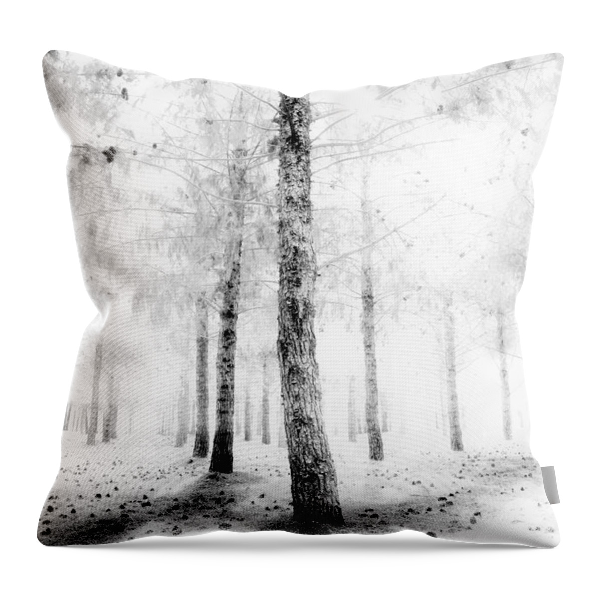 Forest Throw Pillow featuring the photograph Outside Voice by Mark Ross