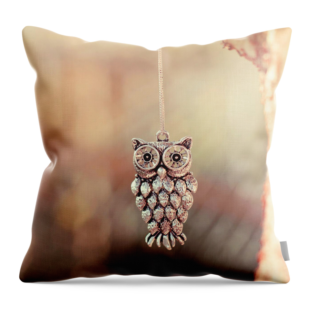 Owl Throw Pillow featuring the photograph Owl Spirit by Trish Mistric
