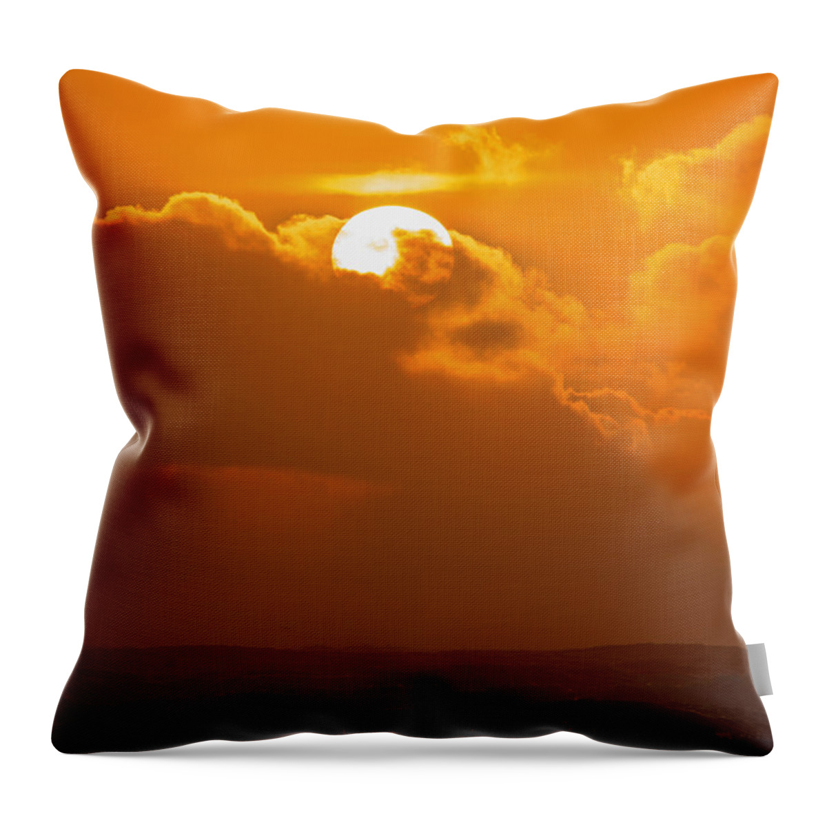 Pacific Storm Throw Pillow featuring the photograph Pacific Storm by Tikvah's Hope