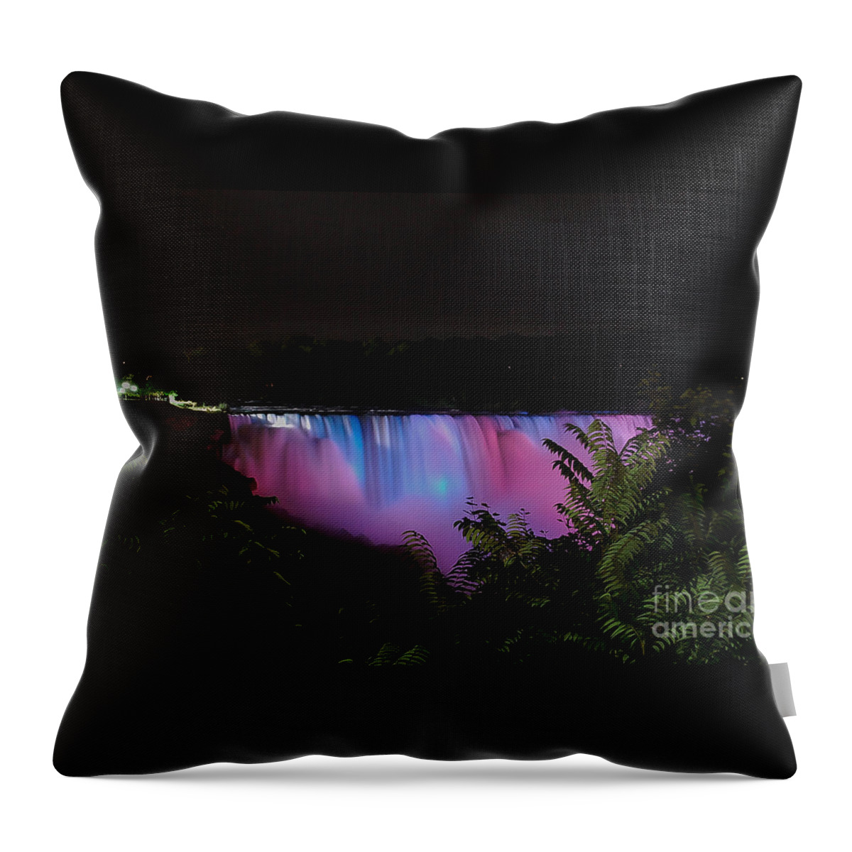 Nature Throw Pillow featuring the photograph Pastels at Night by Bianca Nadeau