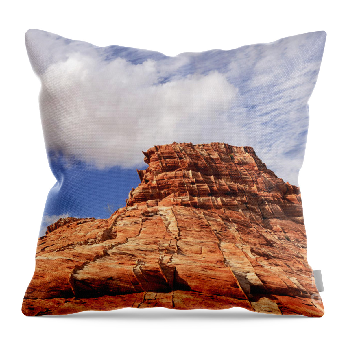 Nevada Throw Pillow featuring the photograph Patterns by Bob Christopher