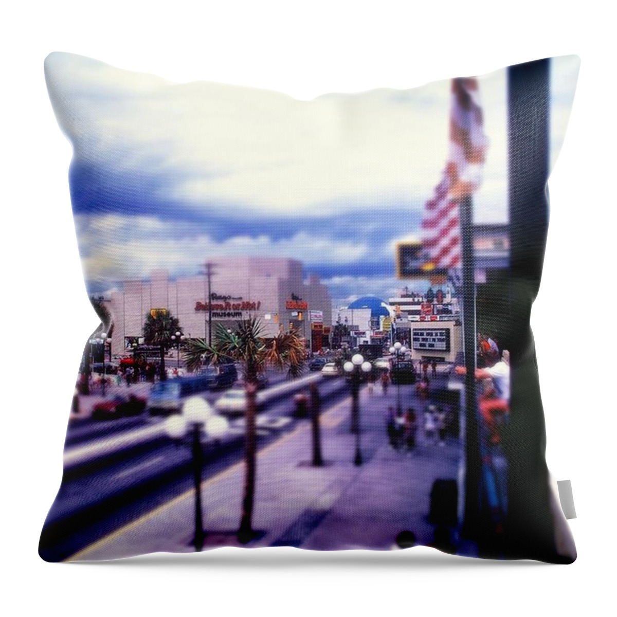 Fine Art Throw Pillow featuring the photograph Pavilion by Rodney Lee Williams
