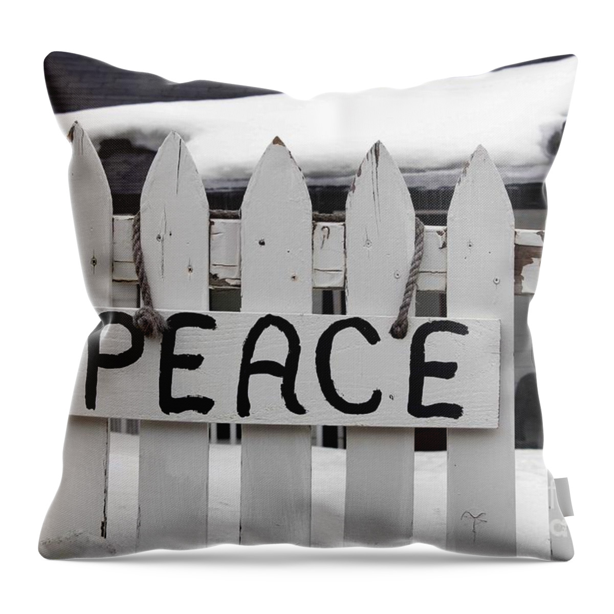 Peace Throw Pillow featuring the photograph Peace by Fiona Kennard