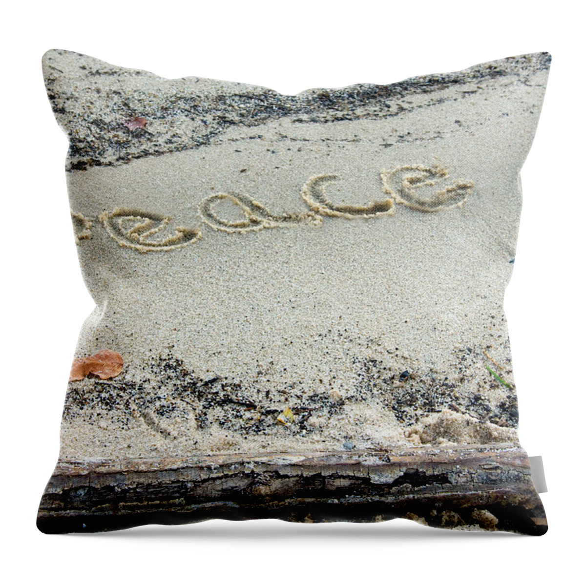 Peace On Earth Throw Pillow featuring the photograph Peace On Earth by Melinda Fawver