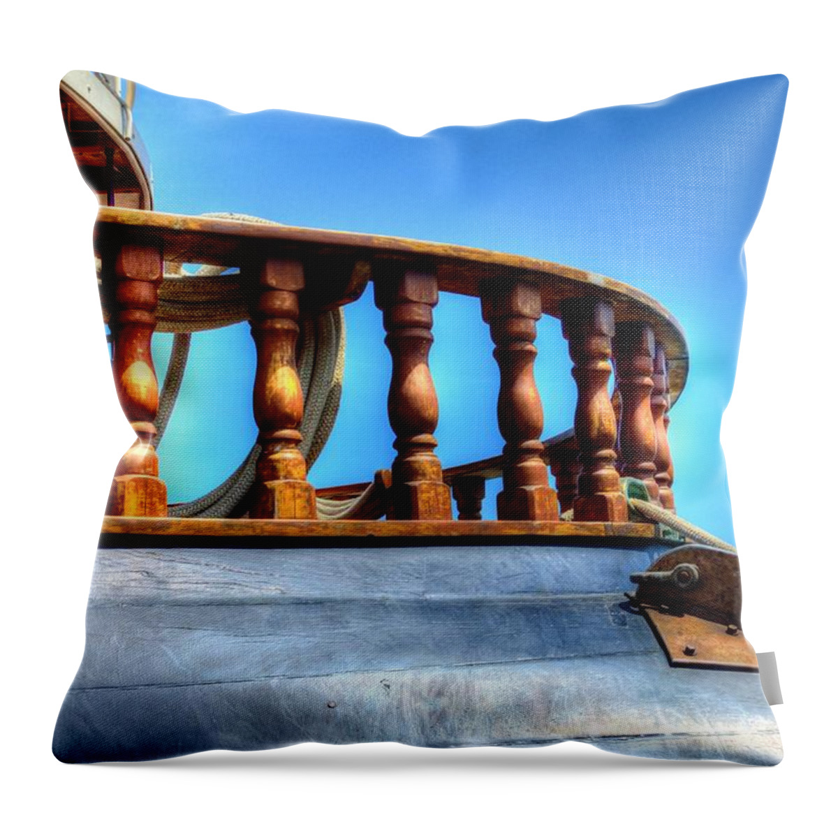 Peacemaker Throw Pillow featuring the photograph Peacemaker 2 by Deborah Ritch