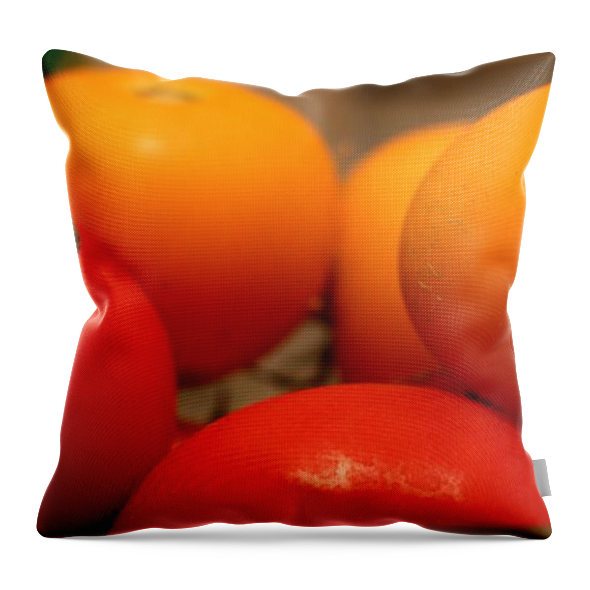 Fruits Throw Pillow featuring the photograph Peak of Flavor by Scott Carlton