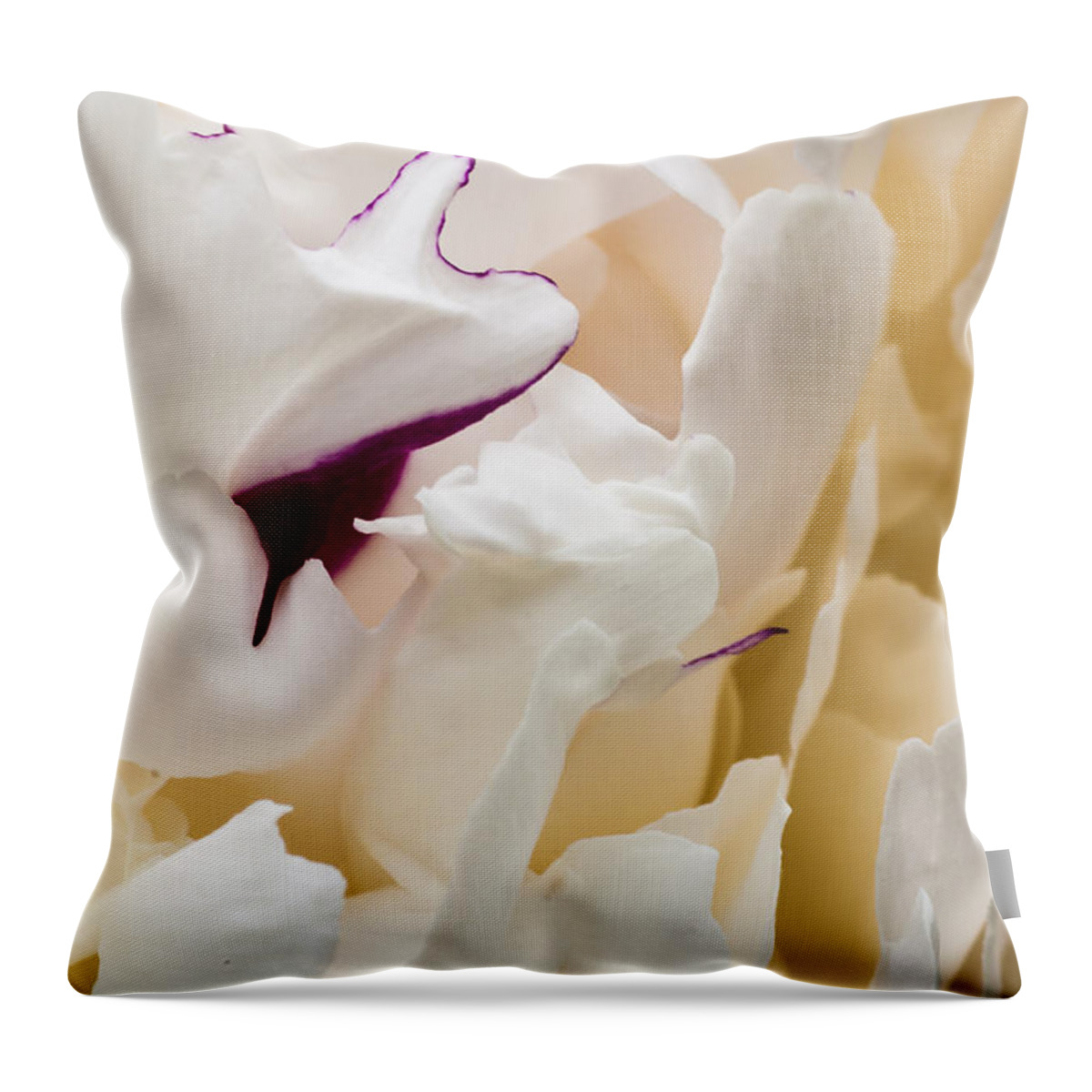 Flowers Throw Pillow featuring the photograph Peony by Steven Ralser