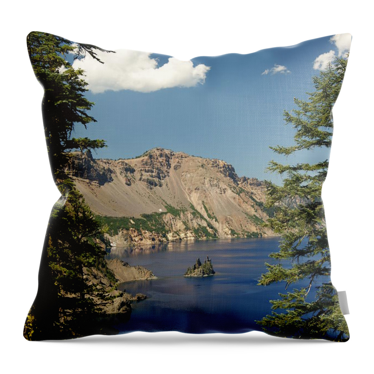 Rock Throw Pillow featuring the photograph Phantom by Day by Beth Collins