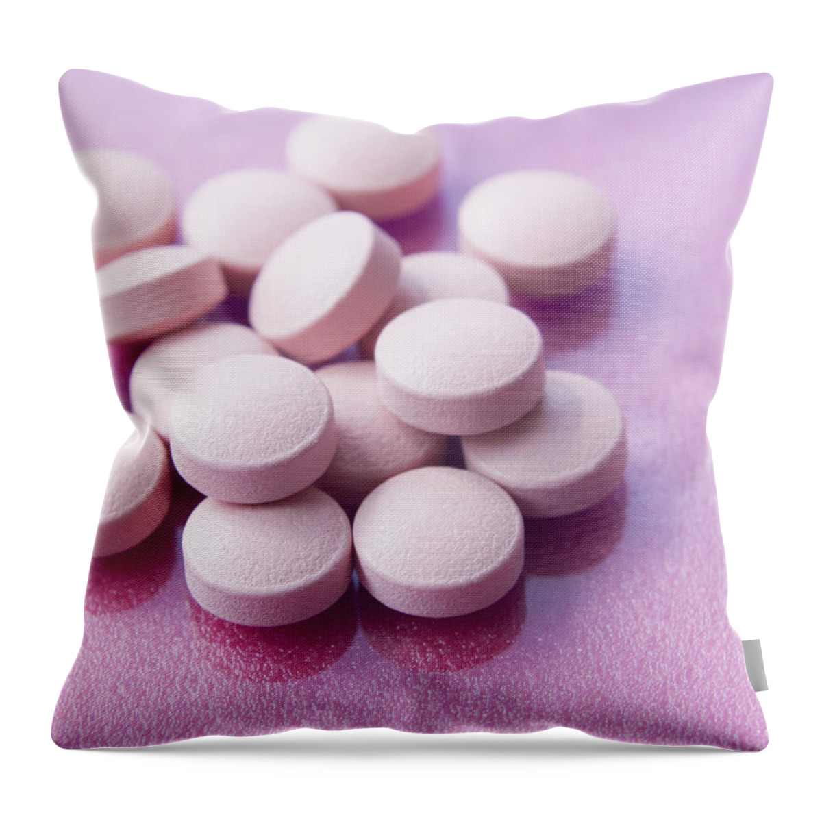 Heap Throw Pillow featuring the photograph Pills by Imagenavi