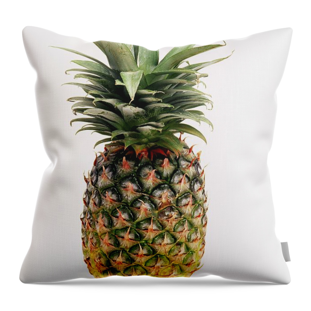 Cutout Throw Pillow featuring the photograph Pineapple by Ron Nickel