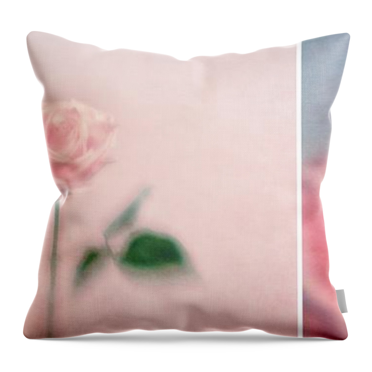 Collage Throw Pillow featuring the photograph Pink Moments by Priska Wettstein