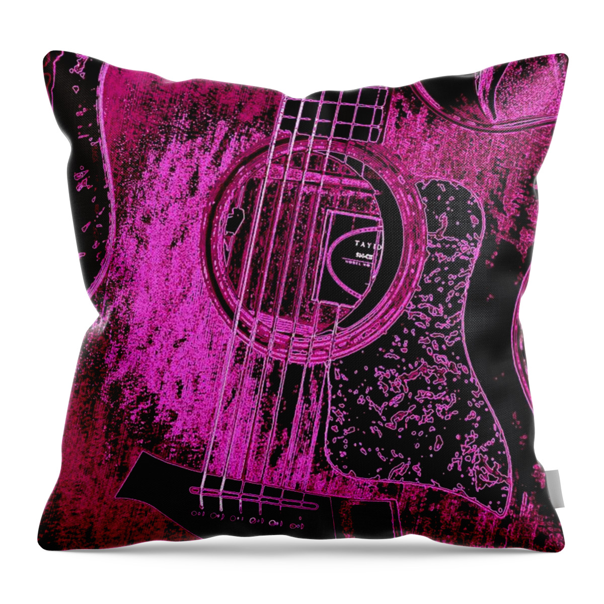 Art Throw Pillow featuring the painting Pink Taylor by Shelia Kempf