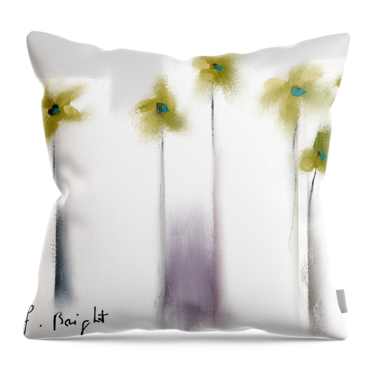 Pinned Throw Pillow featuring the photograph Pinned by Frank Bright
