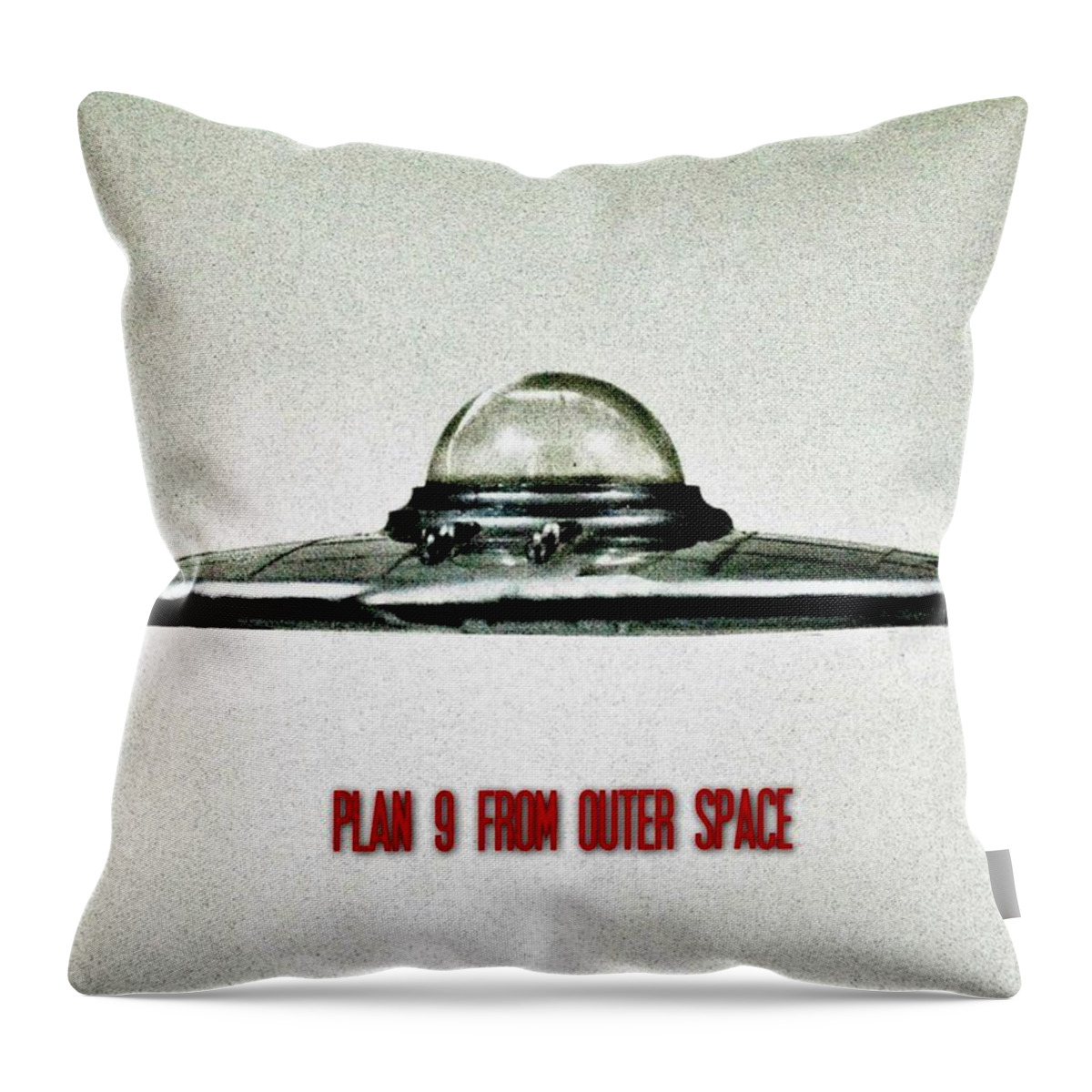 Ufo Throw Pillow featuring the photograph Plan 9 From Outer Space by Benjamin Yeager