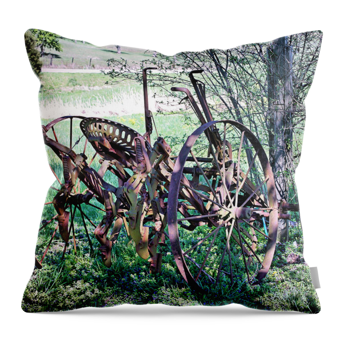 Plow Throw Pillow featuring the photograph Plowed Out by Kristin Elmquist