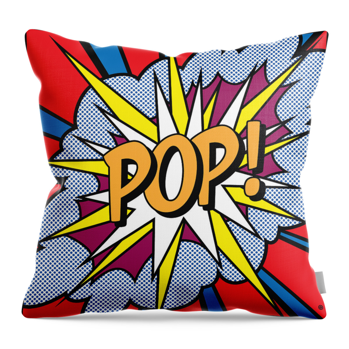 Digital Throw Pillow featuring the painting POP Art by Gary Grayson