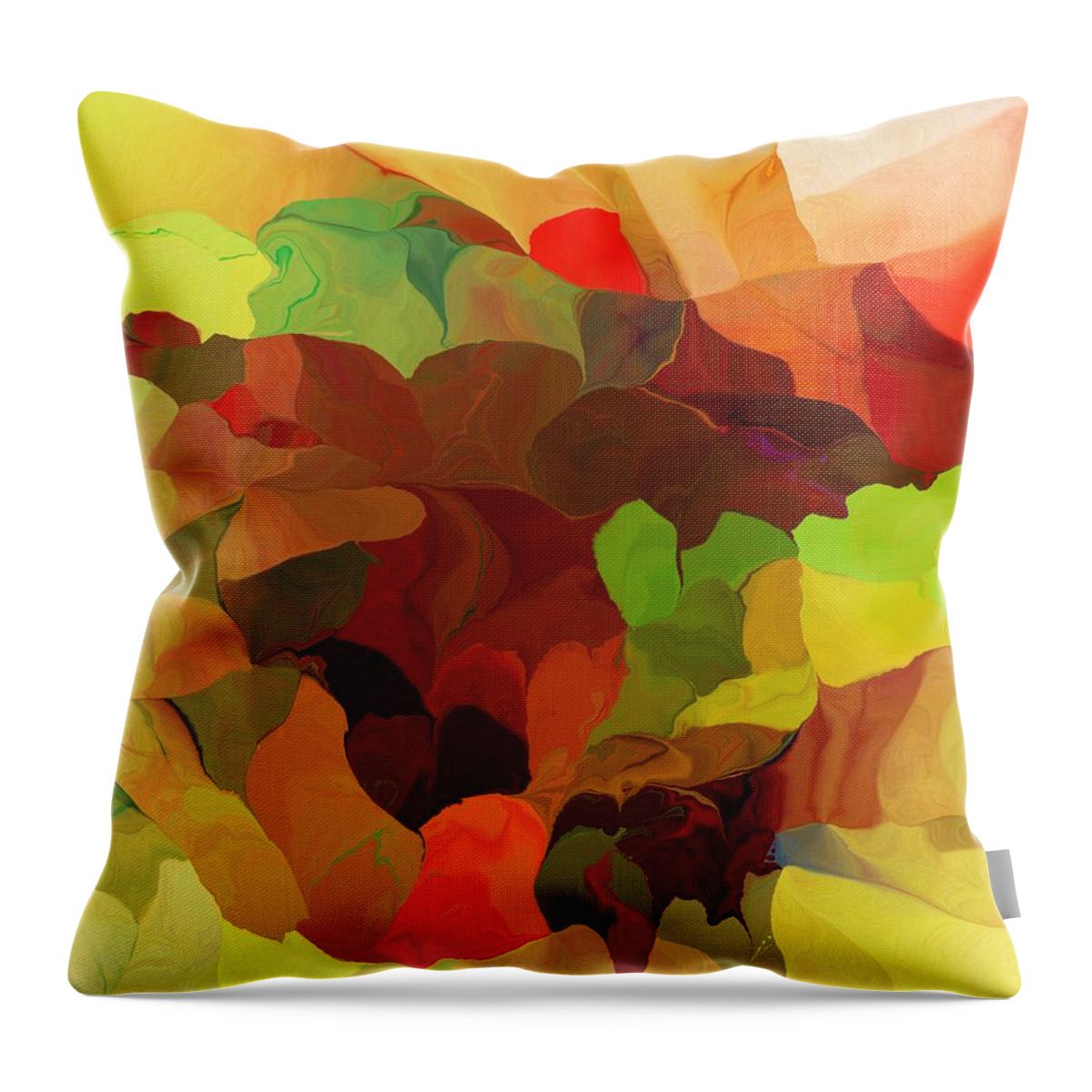 Fine Art Throw Pillow featuring the digital art Popago by David Lane
