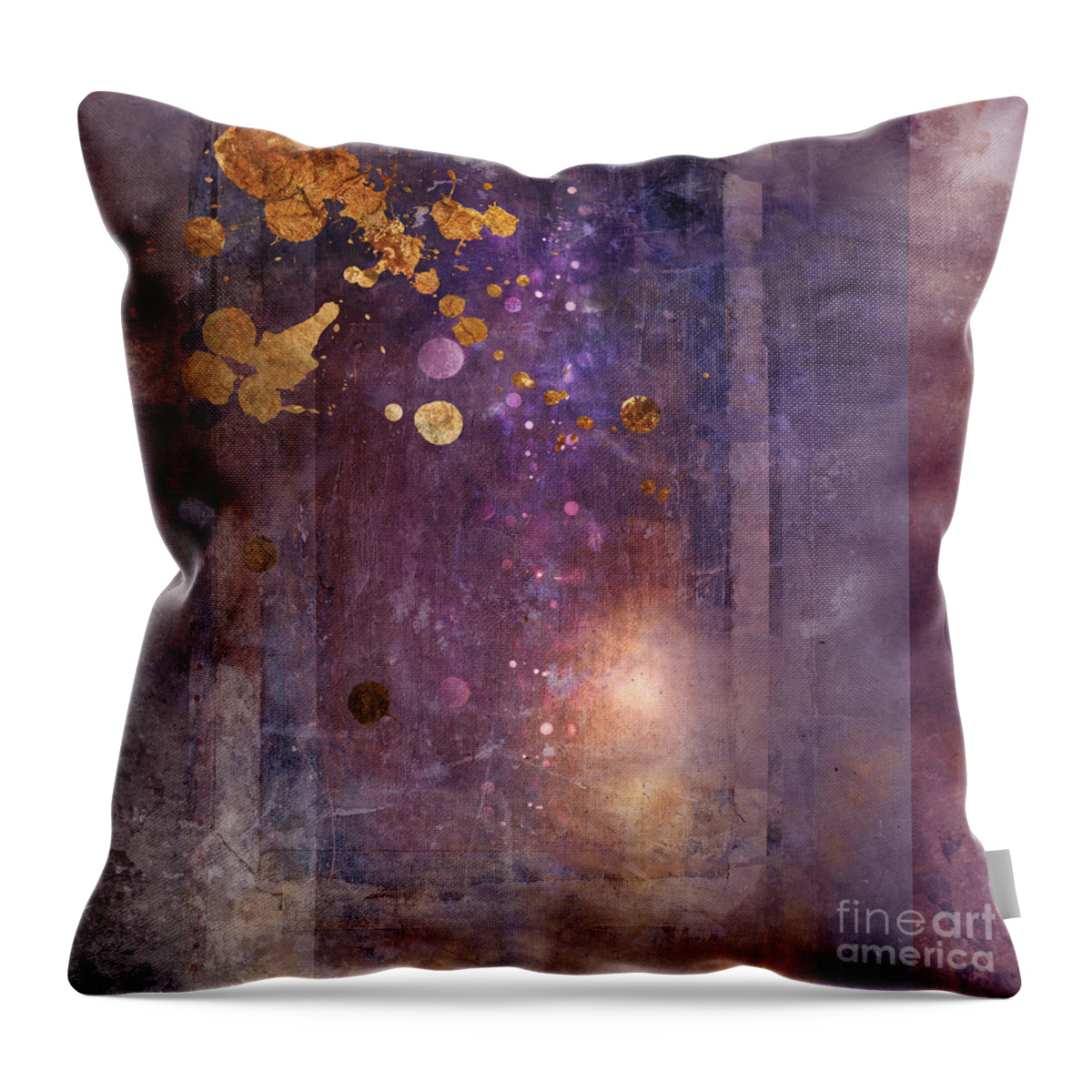 Abstract Throw Pillow featuring the digital art Portal Variant 1 by MGL Meiklejohn Graphics Licensing