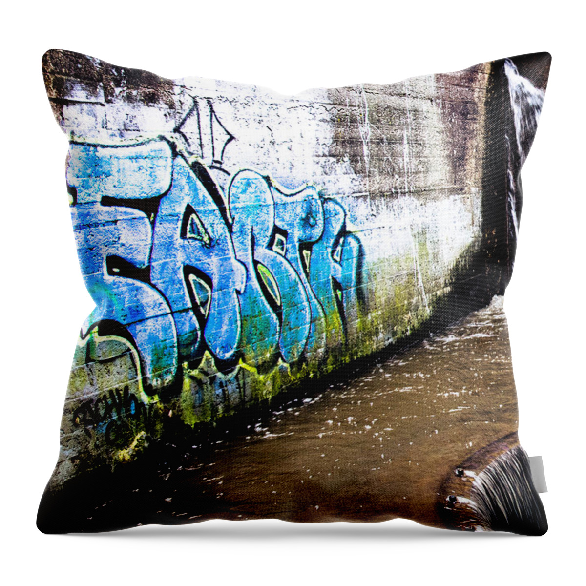 Tag Throw Pillow featuring the photograph Power Plant by Stacy Abbott