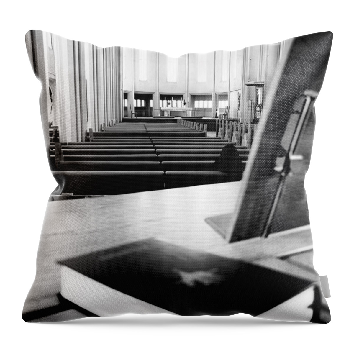 Inside Throw Pillow featuring the photograph Praying and Hoping by Jasna Buncic