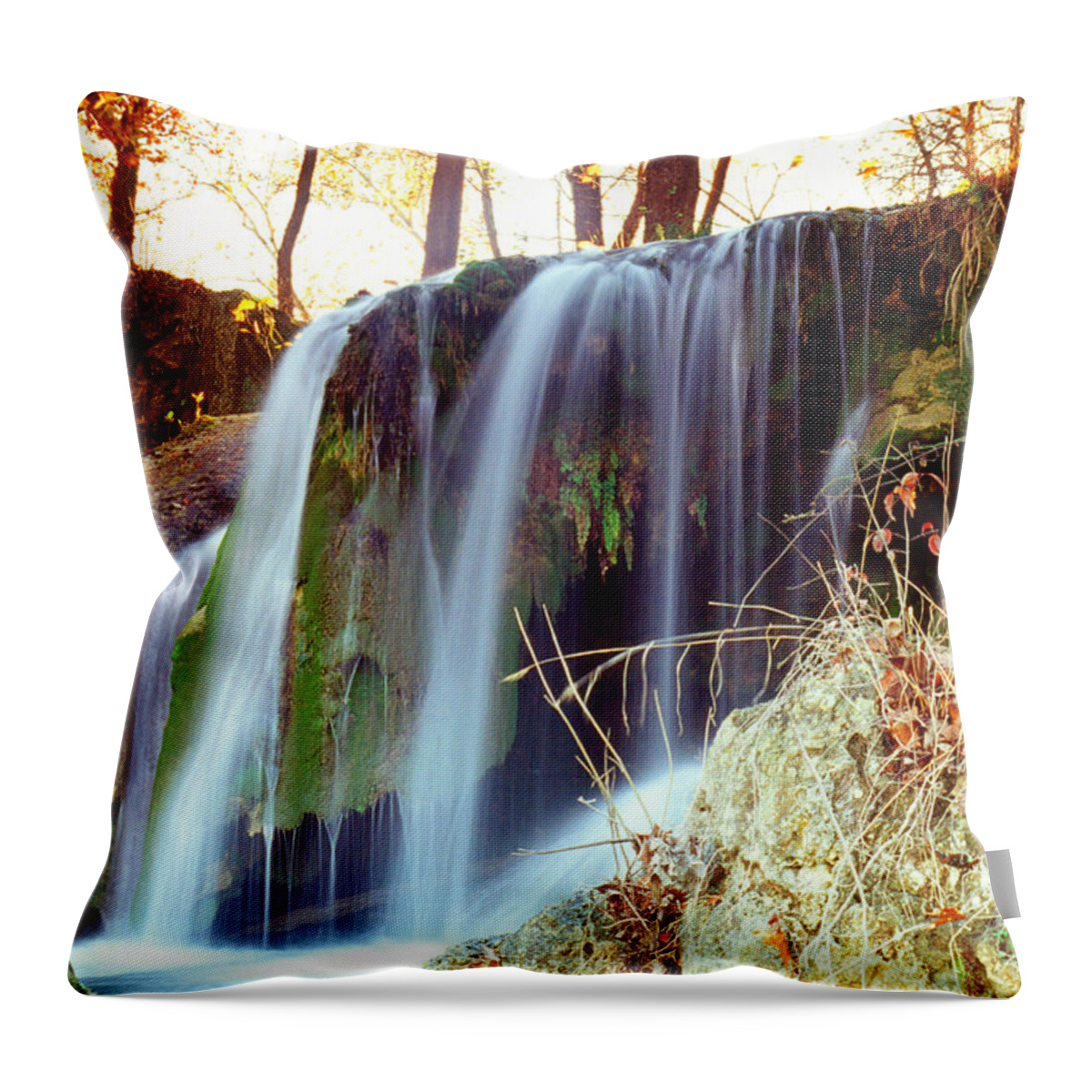 Oklahoma Throw Pillow featuring the photograph Price Falls 5 of 5 by Jason Politte