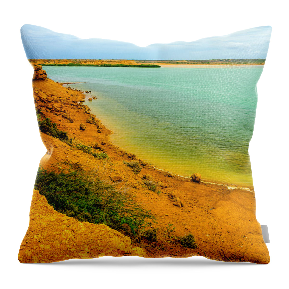 Sky Throw Pillow featuring the photograph Punta Gallinas View by Jess Kraft