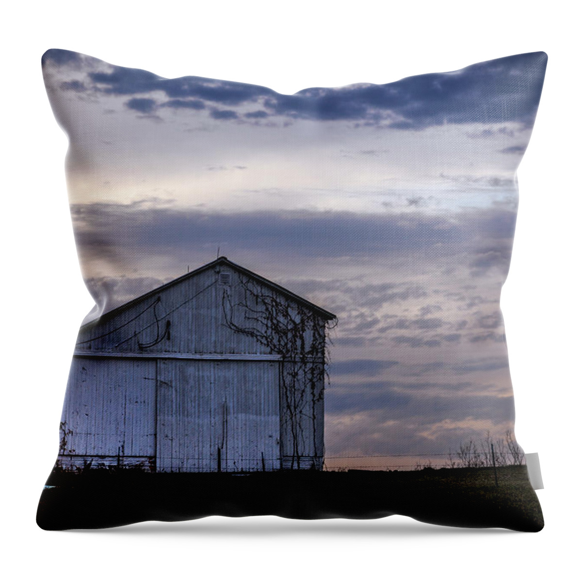 Amish Barn Throw Pillow featuring the photograph Pure Country by Sennie Pierson