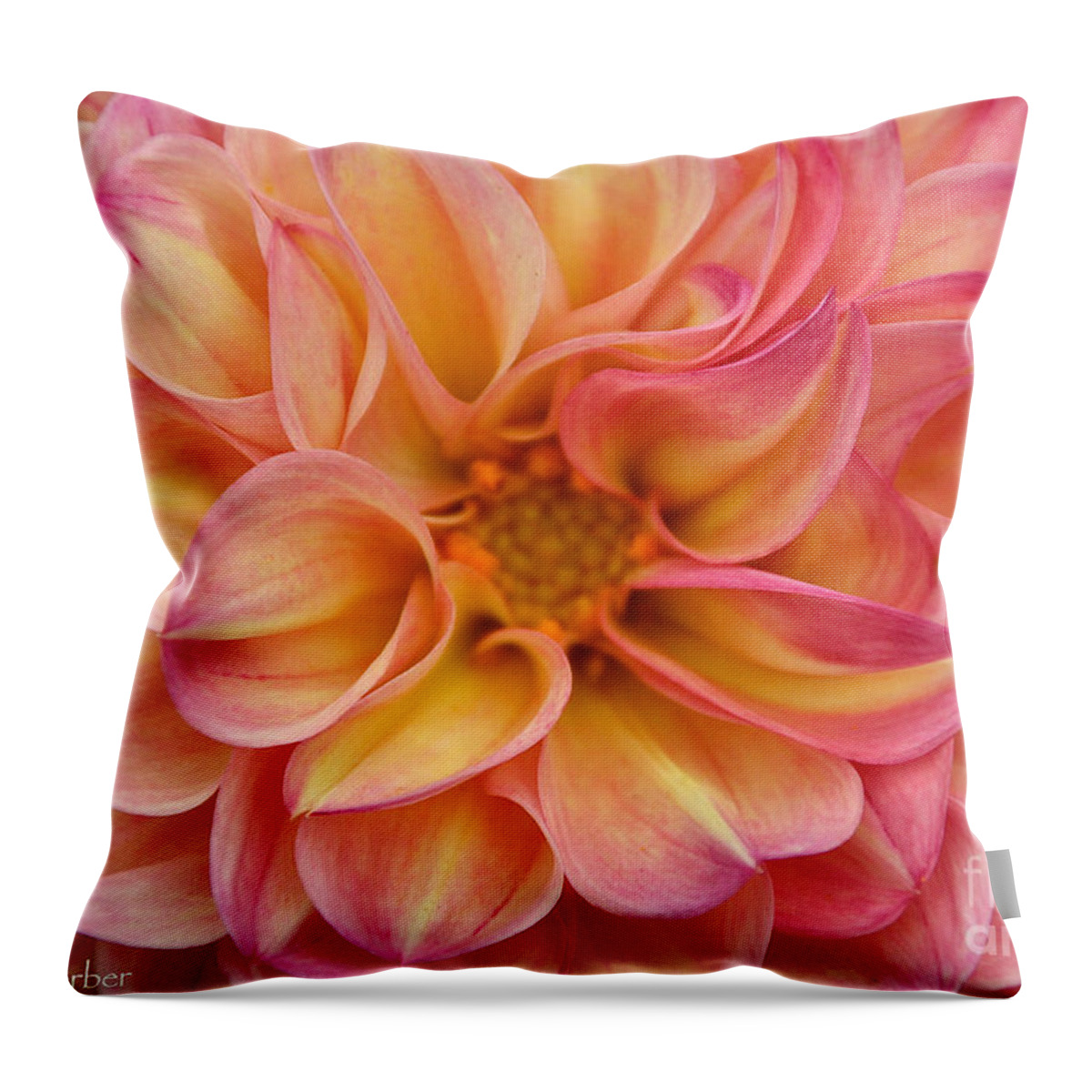 Flower Throw Pillow featuring the photograph Pure Pastels by Susan Herber