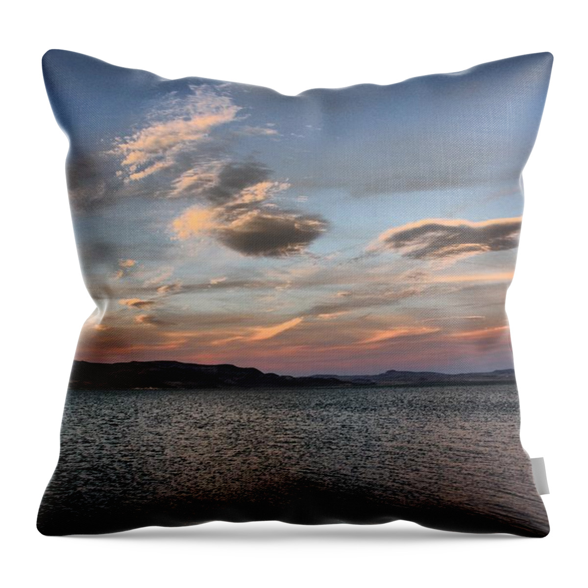 Pyramid Lake Throw Pillow featuring the photograph Pyramid Lake by Spencer Hughes