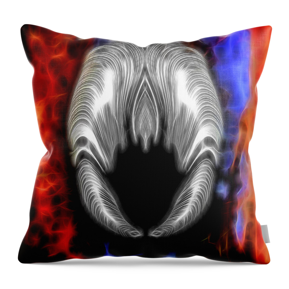 Theodore Jones Throw Pillow featuring the photograph Q by Theodore Jones