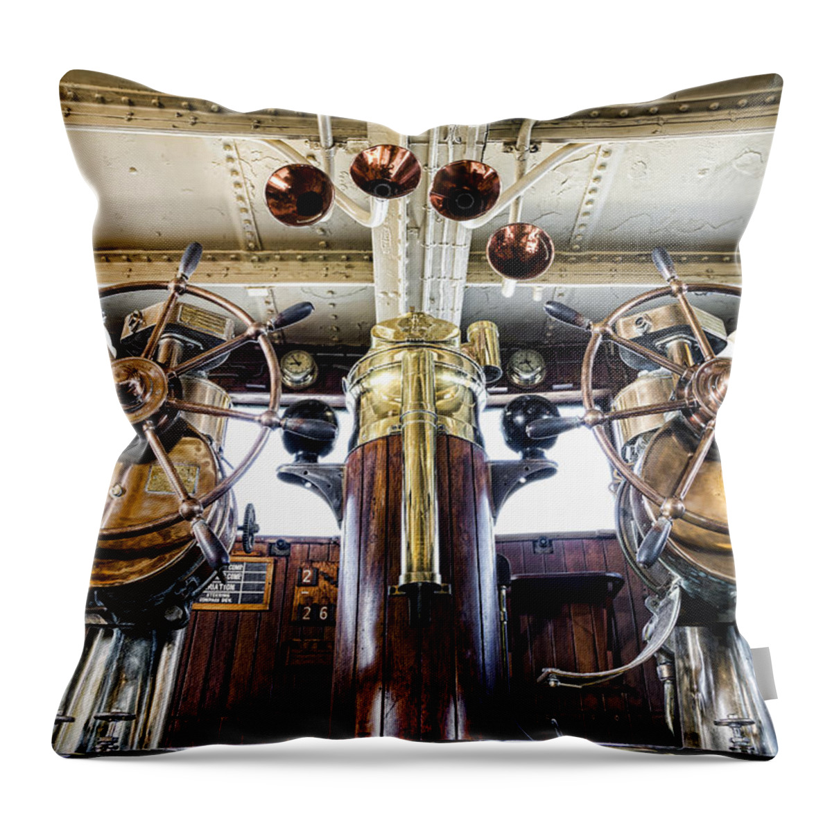 Bridge Throw Pillow featuring the photograph Queen Mary Bridge by Kelley King