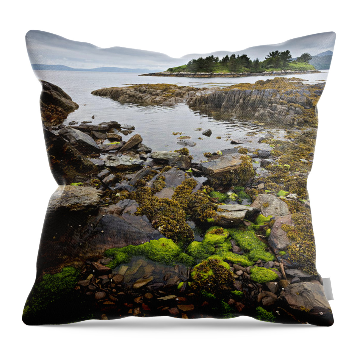 Ireland Throw Pillow featuring the photograph Quiet Bay by Dan McGeorge
