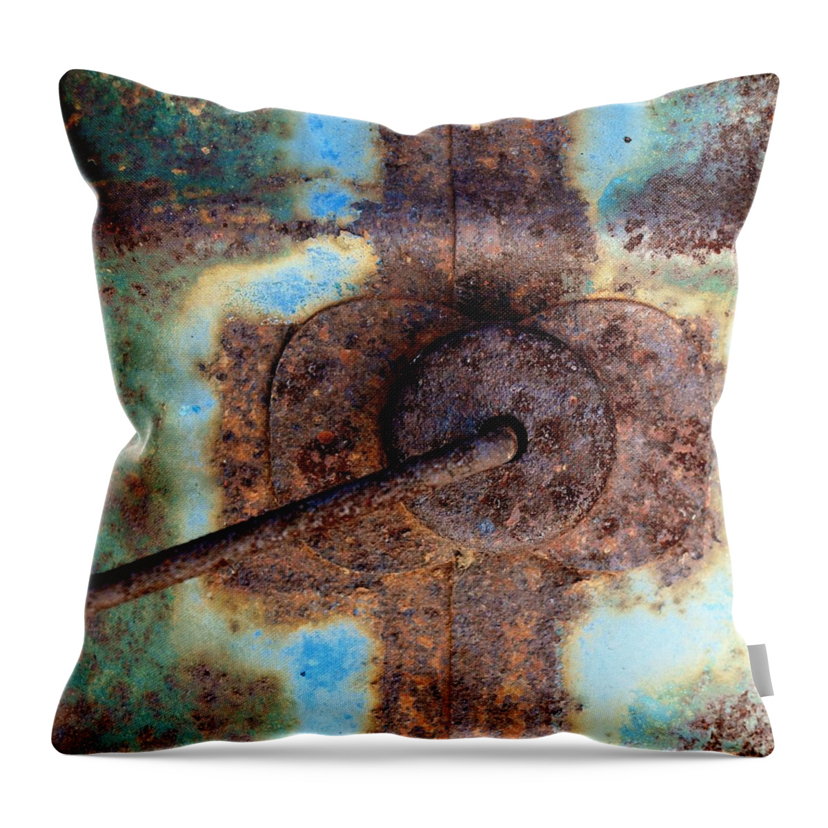 Raw Steel 3 Throw Pillow featuring the photograph Raw Steel 3 by Tom Druin
