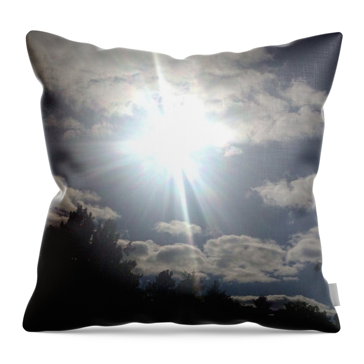 #lisa Throw Pillow featuring the photograph The Sun #2 by Lisa Piper