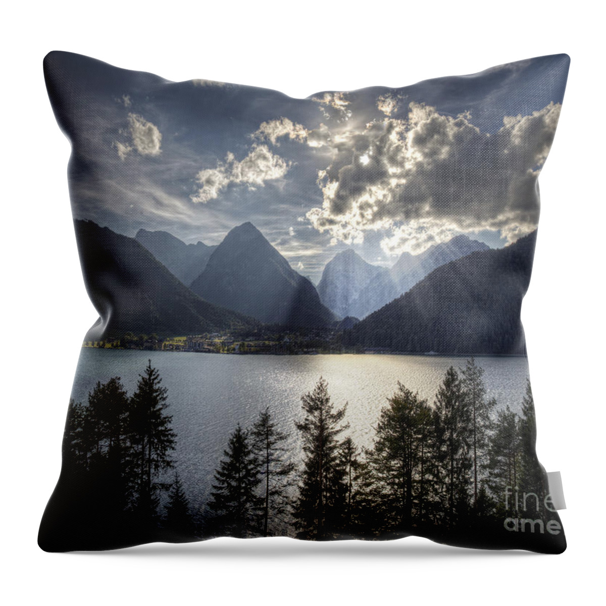 Austria Throw Pillow featuring the photograph Reach For The Light by Edmund Nagele FRPS