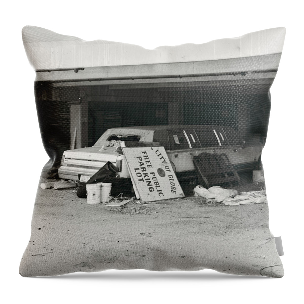 Photograph Throw Pillow featuring the photograph Recession by Richard Gehlbach