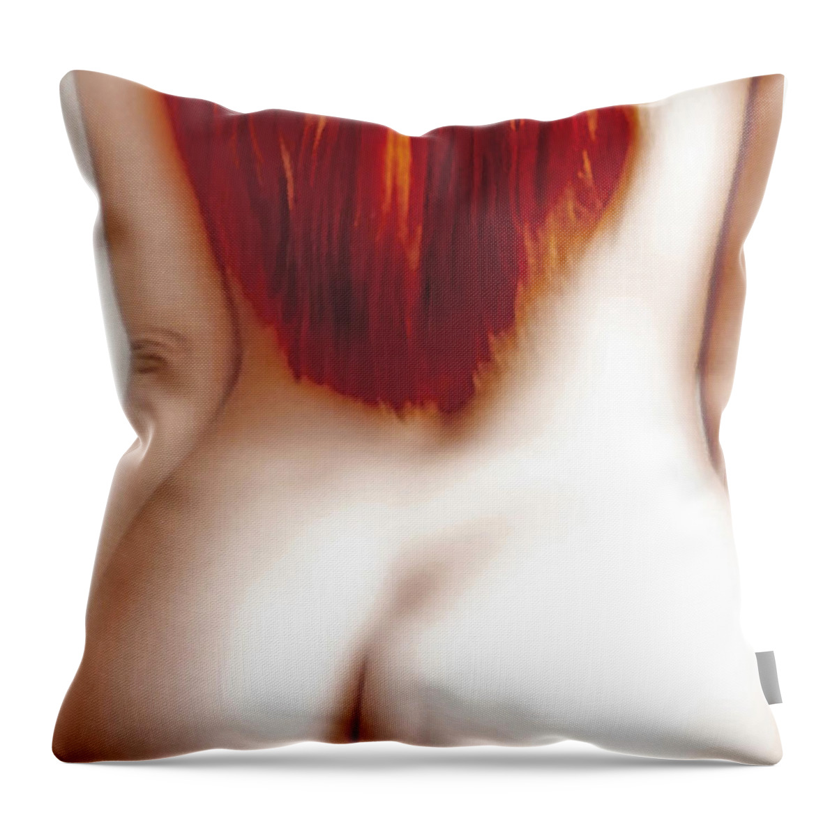 Woman Throw Pillow featuring the photograph Red Temptation by Joachim G Pinkawa