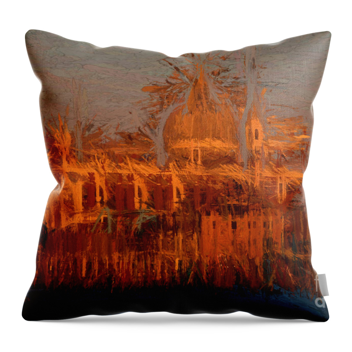 Venice Throw Pillow featuring the photograph Redentore Venice by Jack Torcello