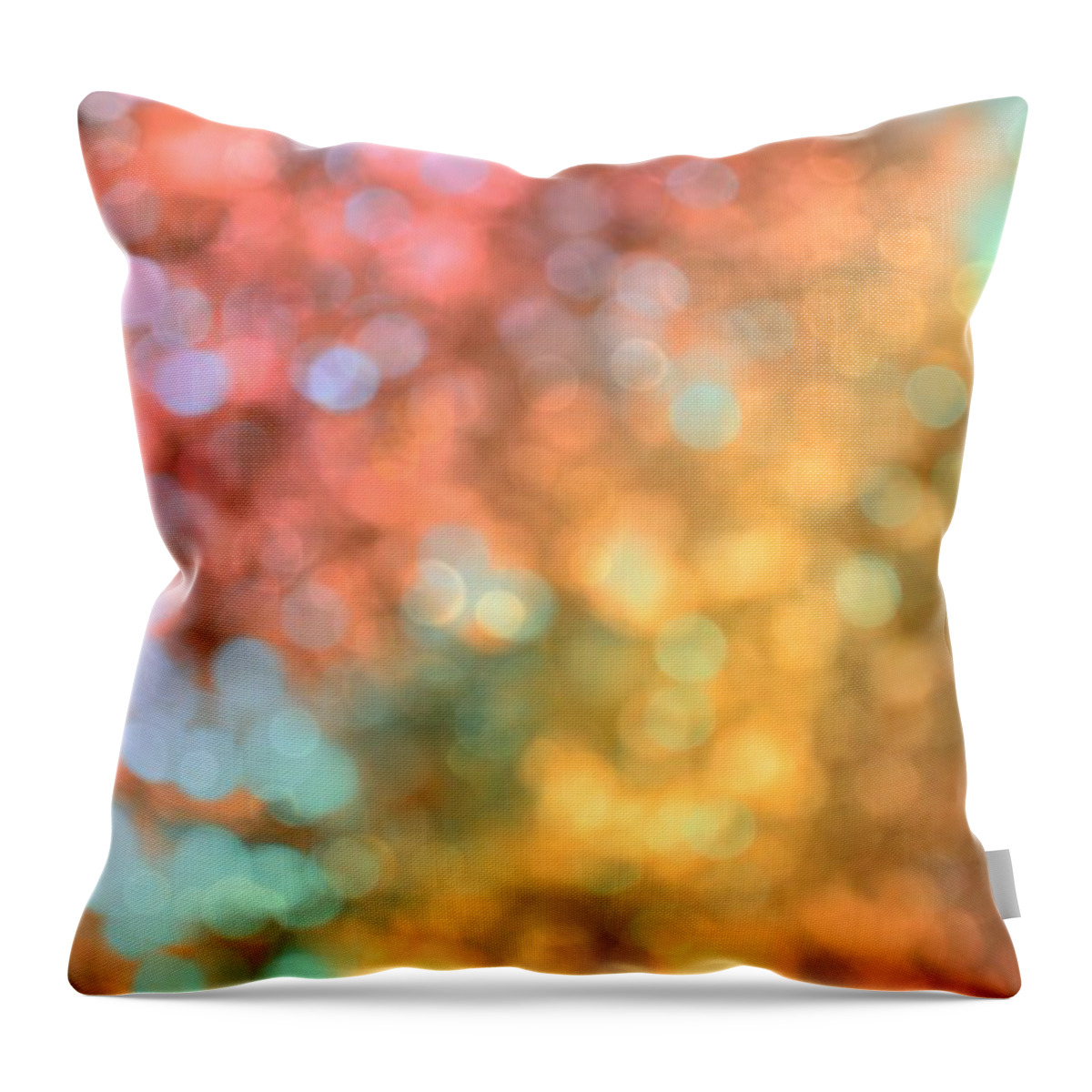 Reflections Throw Pillow featuring the photograph Reflections - Abstract by Marianna Mills
