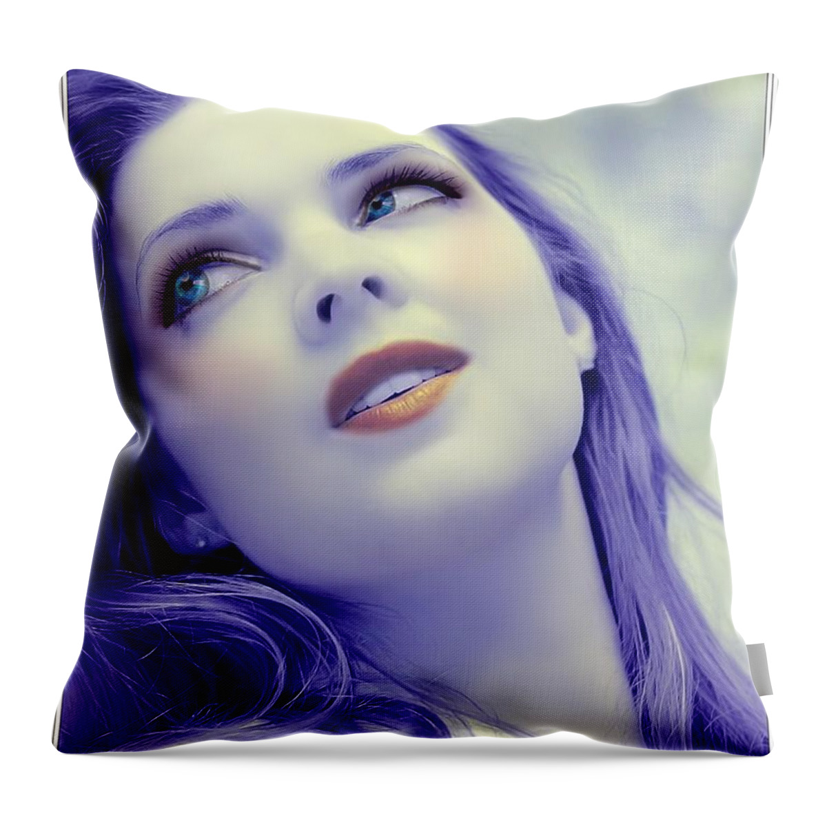 Infra Throw Pillow featuring the photograph Reflective by Jon Volden