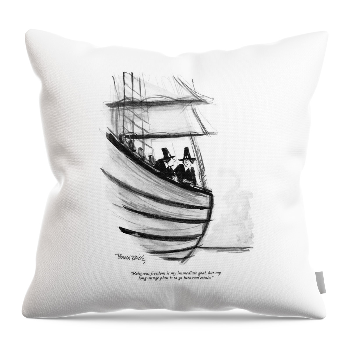 Religious Freedom Is My Immediate Goal Throw Pillow