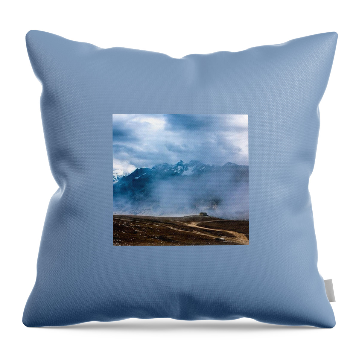 Beautiful Throw Pillow featuring the photograph Remote by Aleck Cartwright
