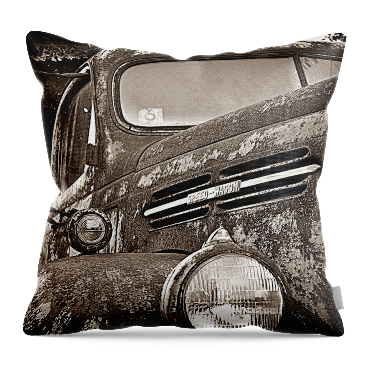 Reo Speedwagon Throw Pillow featuring the photograph REO Speedwagon by Stacy Abbott