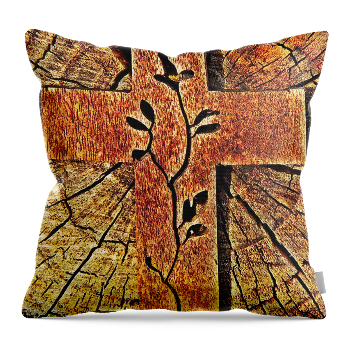 Symbol Throw Pillow featuring the photograph Returning to Dust by Chris Berry