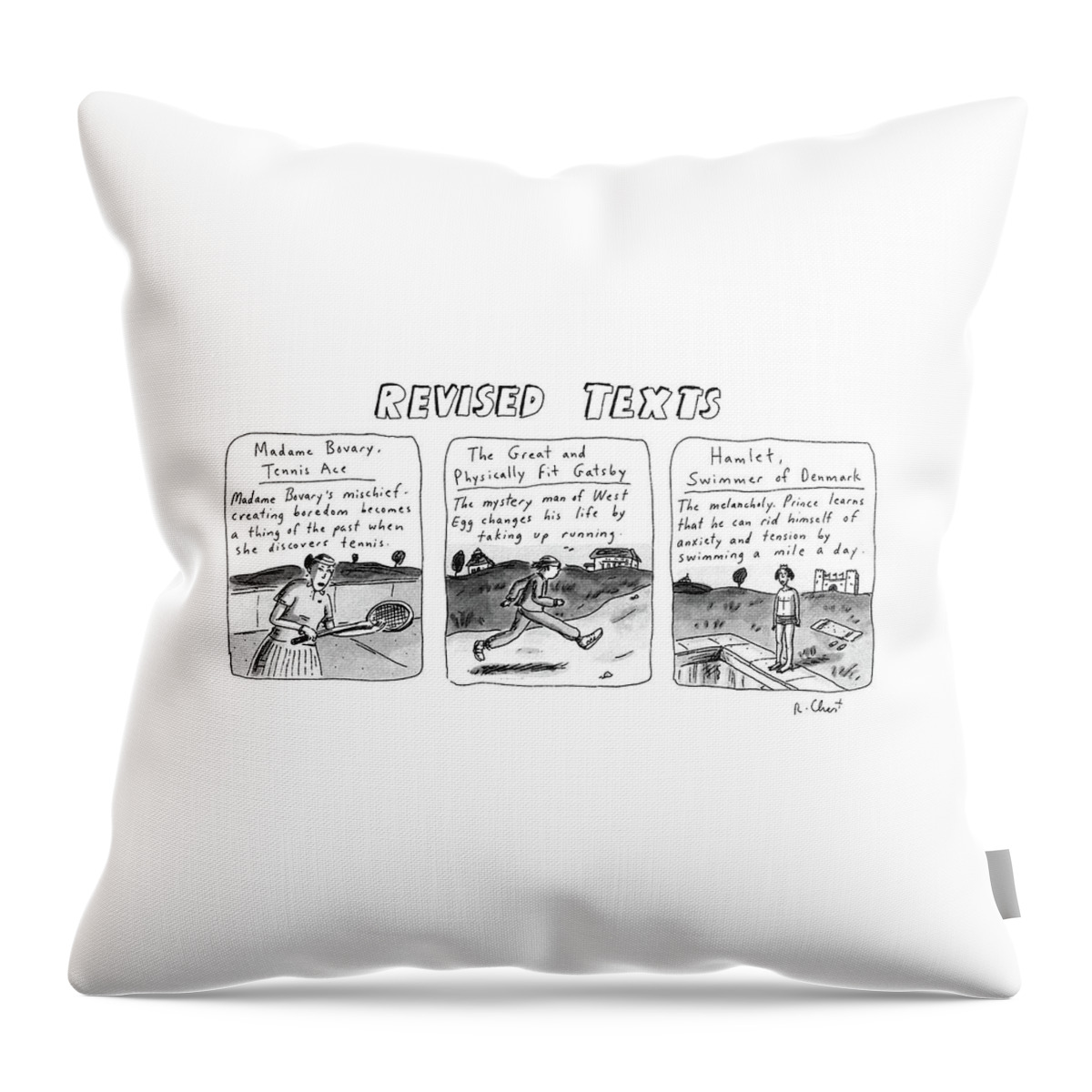 Revised Texts Throw Pillow