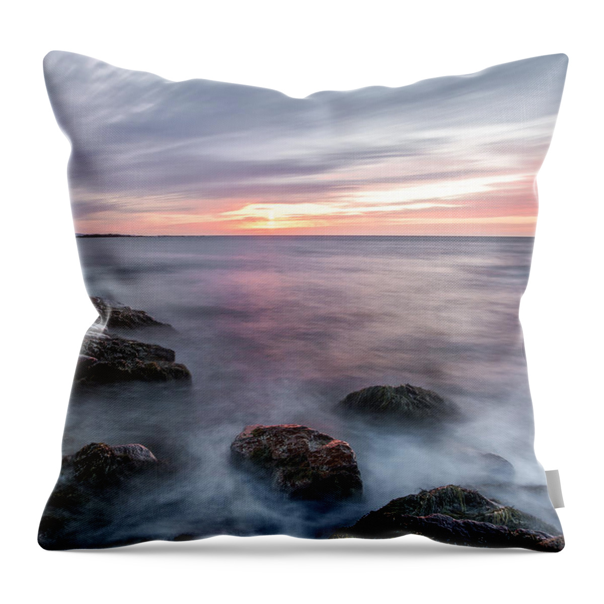 Horizontal Throw Pillow featuring the photograph Rhythmic Dawn by Jon Glaser